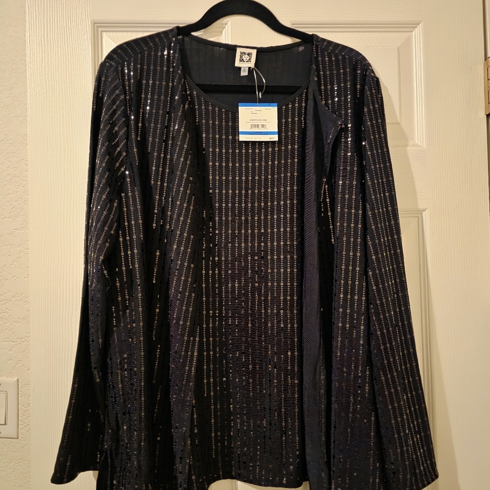 NWT Anne Klein Jacket/tank Combo